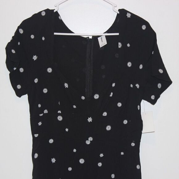 NWT Abound  Black Short Sleeve Skater Mini Dress Women Size Small - Picture 5 of 13
